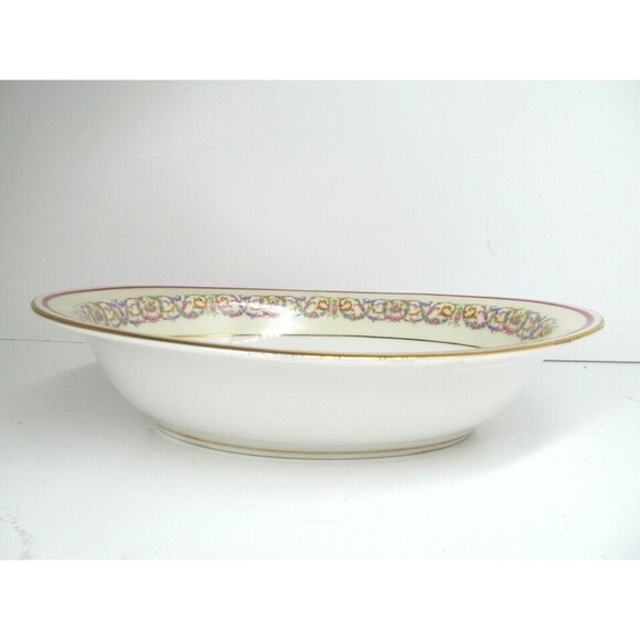 French Limoges Charles Ahrenfeldt Belfort 9" Vegetable Serving Bowl EUC - Picture 2 of 5